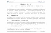 CAPÍTULO 6.0 PROGRAMA DE MONITOREO AMBIENTAL 6 0 Programa de Monitoreo VF06.pdf · Reglamento de Estándares Nacionales de Calidad Ambiental para Ruido (Decreto Supremo Nº 085-2003-PCM).