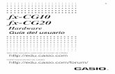 fx-CG01 fx- CG20 CASIO · Dado que esta calculadora emplea memoria libre como área de trabajo para realizar sus cálculos ... La calculadora dispone de una memoria flash para el