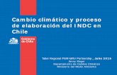 Cambio climático y proceso de elaboración del INDC en Chile Mager-Min... · Taller Regional PMR-MRV Partnership , Julio 2015 ... nuestra línea base hasta en un 20% al ... – Sector