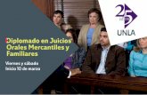 Diplomado en Juicios Orales Mercantiles y Familiares - UNLA · Reseña curricular Lic. Daniel Morales Morales Licenciado en Derecho por la Universidad de Guanajuato, comenzó su trayectoria