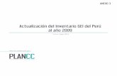 Actualización del Inventario GEI del Perú al año 2009 · La coordinación, integración, cálculo y reporte del Inventario GEI fueron realizados entre marzo y octubre ... » DQO