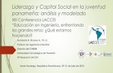 Liderazgo y Capital Social en la juventud panameña ... Redes... · Liderazgo y Capital Social en la juventud ... (1973) quien en su ... líderes que puedan jugar un rol valioso en