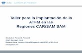 Taller para la implantación de la ATFM en las Regiones ... · Taller para la implantación de la ATFM en las Regiones CAR/SAM SAM ... demanda de tránsito y se la compara con la