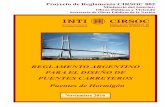 REGLAMENTO - inti.gob.ar · Diseño de Puentes Carreteros - Puentes de Hormigón en Discusión Pública Nacional (1° de noviembre de 2016 - 31 de agosto de 2017) ... Análisis Simplificado