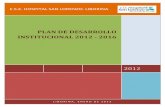 PLAN DE DESARROLLO INSTITUCIONAL 2012 - 2016 DE DESARROLLO 2012-2016... · e.s.e. hospital san lorenzo. liborina 2012 ... 2.2.2.2.2 objetivos de desarrollo del milenio ... 2.4.10.1