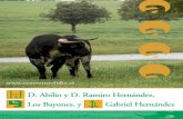 D. Abilio y D. Ramiro Hernández, Los Bayones, y Gabriel ... · tener mucha afición y cariño por el toro ... es una relación entre el hombre y ... mente seleccionados se tientan
