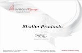 Shaffer Products - arecovpharma.comarecovpharma.com/sites/default/files/archivos/Shaffer/Shaffer/... · Elabora bolsas de descarga de aire y recolección que se usan ... pueden ser