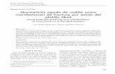 PRESENTACIÓN DE CASO Monoartritis aguda de rodilla como ... · 319 Vol. 18 Núm. 4 - 2011 MONOARTRITIS AGUDA DE RODILLA COMO MANIFESTACIÓN DE FRACTURA POR ESTRÉS se localizan en