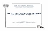 APUNTES DE LA MATERIA DE INFORMÁTICA III de Informatica/APUNTES... · Clasificación de los Sistemas Contables y Administrativos. ... Proceso de integración del sistema contable