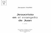Jesucristo en de Juan - mercaba.orgmercaba.org/ORARHOY/FOLLETOS EVD/031_jesucristo_en_el_evangelio_de... · LLEGA un momento en que el creyente se en cuentra con el evangelio de Juan.
