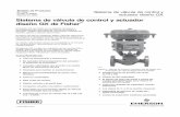 Sistema de válvula de control y actuador diseño GX de Fishereuedocs.emersonprocess.co.uk/.../documents/bulletins/d103171x0es~b.pdf · ... con tapón y vástago de una sola pieza,