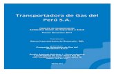 Transportadora de Gas del Perú S.A. · Transportadora de Gas del ... NGL de Camisea a la costa y un Primer contrato para la distribución de NG en Lima y Callao. El 9 de Junio de