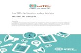 EcaTIC: Manual de usuario · 2016-06-22 · Manual de uso de la herramienta EcATIC. 2 ... 7.5. Inicio de sesión en FaceTime ... una mayúscula y una minúscula.