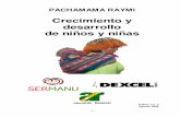 Crecimiento y desarrollo de niños y niñas - Pachamama Raymipachamamaraymi.org/docs/estado-nutricional.pdf · Usted mismo puede controlar el peso y tamaño de su hijo si tiene una