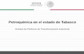 Petroquímica en el estado de Tabasco - Cámara de Diputados · México debe aprovechar las ventajas de su ubicación en la zona de Norteamérica para desarrollar la industria petroquímica.