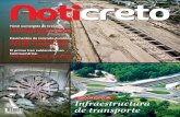 edición especiaL Infraestructura de transporteviasconcretas.com.br/cms/wp-content/.../2013/04/Noticreto_mar2013.pdf · de la sub-base de Concreto Compactado con Rodillo, CCR. Siempre