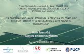 María Teresa Oré Maestría de Recursos Hídricosciga.pucp.edu.pe/wp-content/uploads/2017/02/3.-TERESA...2014 –2016 Estado y Escasez: Políticas Públicas del agua en la cuenca