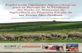 EXPLORANDO OPCIONES AGROECOLÓGICAS · mientras que los andosoles no alofánicos que dominan las altiplanicies ecuatorianas (Poulenard ... suelos de las tierras bajas altamente meteorizados