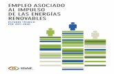 Empleo Asociado al Impluso de las Energías Renovables · Coordinador de la edición de Estudios Técnicos PER 2011-2020: Jaume Margarit i Roset, Director de Energías Renovables