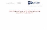 INFORME DE RENDICIÓN DE CUENTAS 2017 - itvictoria.edu.mx · Informe de Rendición de Cuentas, para cumplir con la solicitud de la legislación federal en materia de transparencia,