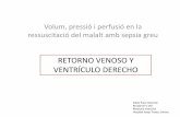 RETORNO VENOSO Y VENTRÍCULO DERECHO · Interdependencia ventricular Greyson. Rev Esp Cardiol. 2010. Efectos de postcarga sobre los ventrículos Braunwald, Heart Disease, 1997. ANREP