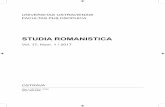 Kniha SR 2017K7 - dokumenty.osu.cz · ciones españolas de la poesía polaca sobre la primera mitad del siglo XX. A continuación . 6 STUDIA ROMANISTICA incluimos el artículo de