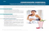 m22 COmPOSICIÓN CORPORAL - medicinafuncional.org · PROGRAMA NUTRICIONAL: • La Soya No Transgénica de calidad superior provee un perfil ... • Isoflavonas de Soya no Transgénica
