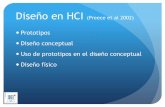Diseño en HCI (Preece et al 2002) - — OCW - UC3Mocw.uc3m.es/ingenieria-informatica/interfaces-de-usuario/... · 2012-12-12 · Prueba del modo de interacción global ¿Por qué