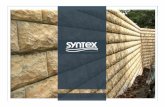 MUROS ü RIFLE - syntex.com.cosyntex.com.co/wp-content/uploads/2018/03/SYXTPRE_RIFLE_LT.pdf · Tipo de Fachada Relación Peso / Cara de Muro Muro Riﬂe 43 Muros en Paneles 60 Muro