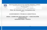 COMPONENTE TÉCNICO CIENTÍFICO AREA: CIENCIAS … · experiencia de laboratorio N3 Obtiene resultados matemáticos desde las experiencias de laboratorio . IE Ramón Múnera Lopera