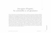 Jacques Dupin, la centella y el granero - web.uaemex.mxweb.uaemex.mx/plin/colmena/Colmena_75/Francia/Jacques_Dupin.pdf · Y el pico de la carbonera contra el vidrio. Cuando el pensamiento