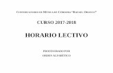 HORARIO LECTIVO - csmcordoba.com · conservatorio de mÚsica de cÓrdoba “rafael orozco” curso 2017-2018 horario lectivo profesorado por orden alfabÉtico