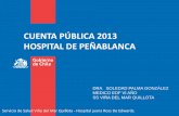 CUENTA PÚBLICA 2013 HOSPITAL DE PEÑABLANCAhospitalsanagustin.cl/ssvq/site/artic/20170928/asocfile/... · Historia • 1912 El 4 de febrero se inaugura como sanatorio para enfermos