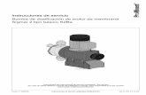 Instrucciones de servicio Bomba de dosificación de motor ... · Bomba de dosificación de motor de membrana Sigma/ 2 tipo básico S2Ba Instrucciones de servicio P_SI_0074_SW Pieza