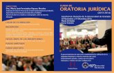 Díptico Oratoria - promoder.org · ORATORIA JURíDlCA (2013-2014) Facultad de Derecho de la Universidad de Granada 1 8 Noviembre a 19 Diciembre 2013. Plazas limitadas Curso Gratuito
