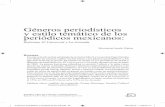 Géneros periodísticos y estilo temático de los ... · Estudios sobre las Culturas Contemporáneas Época II. Vol. XVI. Núm. 32, Colima, invierno 2010, pp. 63-105 63 Géneros periodísticos