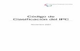 Cdigo de Clasificacin del IPC³digo de Clasificación del IPC Noviembre 2007 4 ÍNDICE Introducción 6 1 GOBIERNO DEL IPC6 1.1 IPC y el Movimiento Paralímpico ...