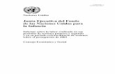 Junta Ejecutiva del Fondo de las Naciones Unidas para la ... · sobre el presupuesto de 2003 Consejo Económico y Social. ... Tras un breve examen del programa de trabajo para 2003,