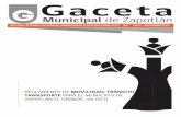 Municipal de Zapotl n - ciudadguzman.gob.mx · que es atribución del ayuntamiento expedir reglamentos para ordenar, regular y administrar los servicios de vialidad y tránsito, conforme