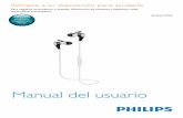 SHQ7300 Alguna Philips - download.p4c.philips.com · inalámbricos 3 Contenido de la caja 3 Otros dispositivos 3 Descripción general de sus auriculares ... » Los auriculares se