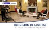RENDICIÓN DE CUENTAS - cancilleria.gov.co · La rendición de cuentas busca aumentar el número de ... busca consolidar la participación activa, incluyente y constante de los grupos