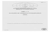 NIMF n.° 5 - ippc.int · NIMF n.° 5 Glosario de términos fitosanitarios 50 Normas internacionales para medidas fitosanitarias n.° 1 a 24 (edición de 2005) ARP Análisis de Riesgo