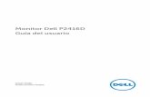Monitor Dell P2416D Guía del usuario - content.etilize.comcontent.etilize.com/User-Manual/1030361170.pdf · Política de píxel y calidad del monitor ... • El indicador de energía