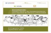 RECONOCER - fsnnetwork.org · RECONOCER: Cambio Social y de Comportamiento para Equidad de Género y Diversidad Septiembre de 2017