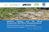 Sistematización de experiencias del Proyecto del Fondo de ... · Proyecto del Fondo de Adaptación: “Enfrentando Riesgos Climáticos en Recursos Hídricos en Honduras” Honduras,