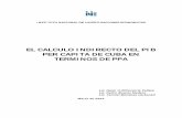 EL CALCULO INDIRECTO DEL PIB PER CAPITA DE CUBA EN ... · Como quiera que los sistemas de contabilidad nacional de cada país reflejan sus particularidades institucionales y, ...