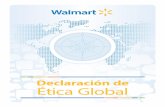 Declaración de Ética Global - Walmart Chile · Preguntas y respuestas frecuentes ... apoyarnos entre sí y aportar a nuestras ... Si la respuesta a cualquiera de las preguntas es