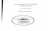 LE SEISME DE CARIACO - afps-seisme.org · 266 (rumbo), -176 (deslizamiento) y 79 (buzamiento) Figure 7. Projection stéréographique de l'hémisphère inférieur de l'événement