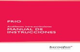 Audífonos intra-auriculares MANUAL DE INSTRUCCIONES/media/Bernafon/main/PDF/Spanish/Global/... · Colocarse los audífonos correctamente cada vez es ... Encender y apagar su audífono