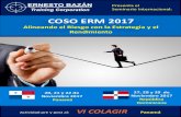 COSO ERM 2017 - ernestobazan.com · Implementa las respuestas al riesgo. 14. Desarrolla una visión tipo portafolio de los riesgos. ... FICOHSA 360 Financiera CODIMERSA Instituto